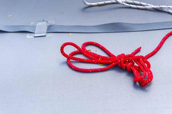 Червона Мотузка Кораблі — стокове фото