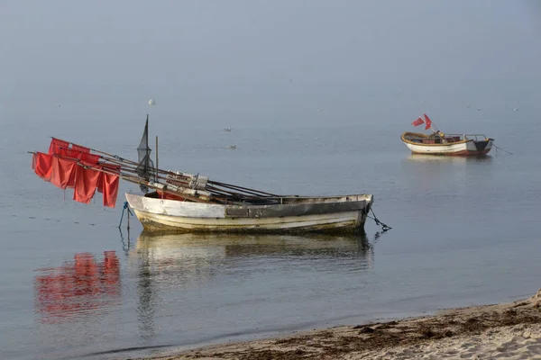 Fischerboot Auf Dem Meer — Stockfoto