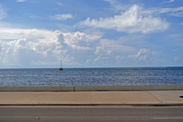 Florida Zuidoostelijke Amerikaanse Staat Met Aan Ene Kant Atlantische Oceaan — Stockfoto