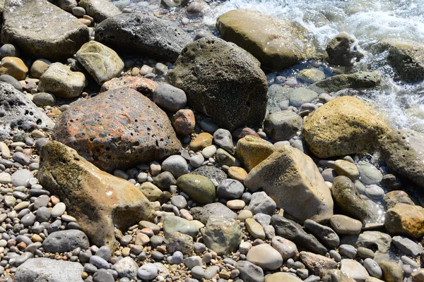 海滩石 岩石和卵石 — 图库照片