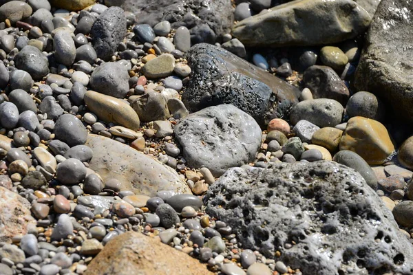 Pietre Spiaggia Rocce Ciottoli — Foto Stock