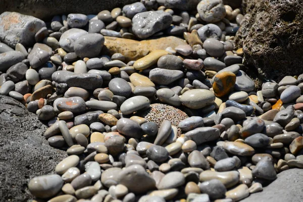 海滩石 岩石和卵石 — 图库照片
