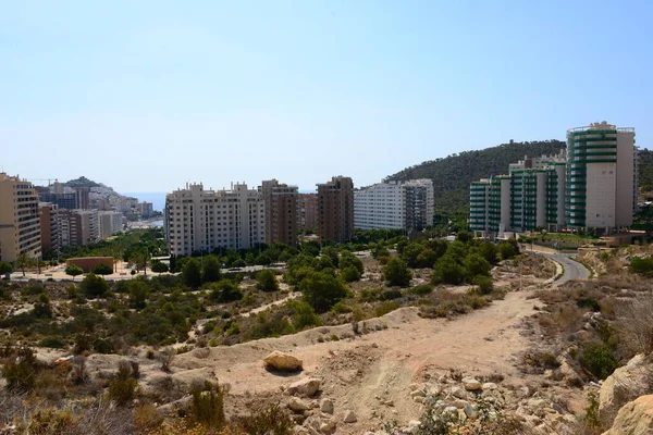 Benidorm Cala Finestrat Πρόσοψη Σπιτιού Ισπανία — Φωτογραφία Αρχείου