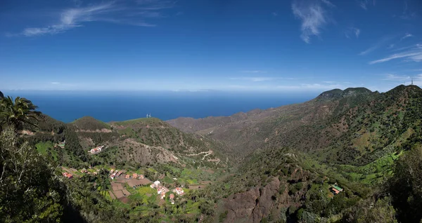 Gomera Blick Auf Das Tal Von Epina — Stockfoto