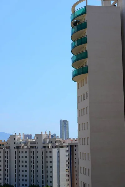 Benidorm Cala Finestrat Casa Facade Spagna — Foto Stock