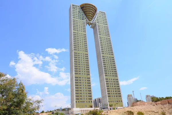 Benidorm Cala Finestrat Fasáda Domu Španělsko — Stock fotografie