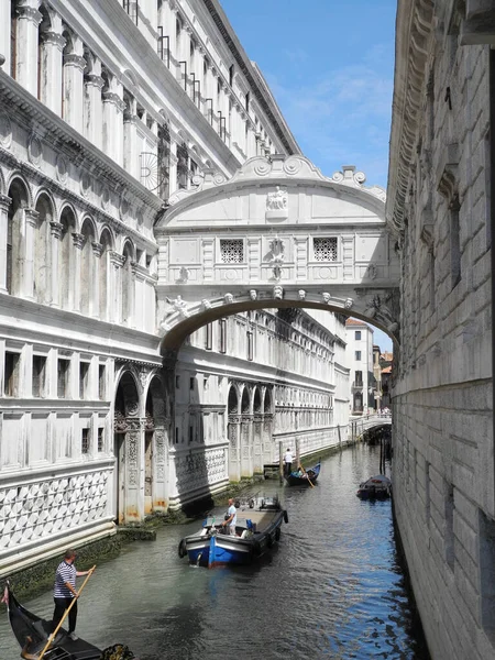 Pont Des Soupirs Pont Pont Venise Canal Eau Eau Italie — Photo