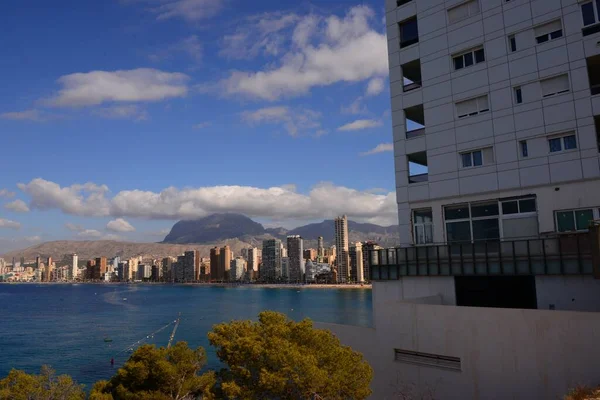 Benidorm Spanien Medelhavet Fasader — Stockfoto