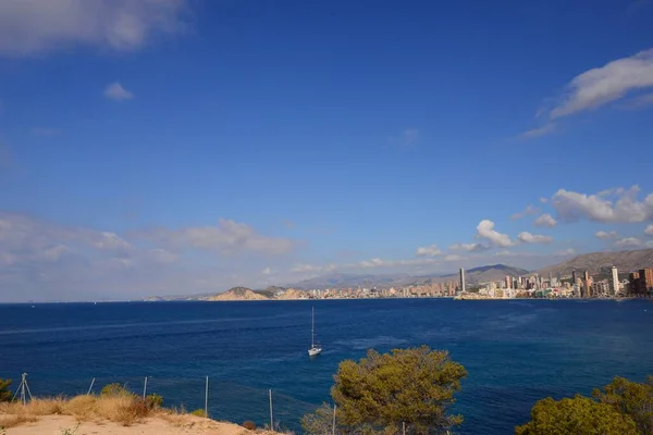 Benidorm Spagna Mediterraneo Facadi — Foto Stock