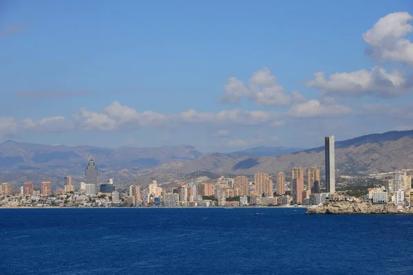 Benidorm España Mediterráneo Facades —  Fotos de Stock