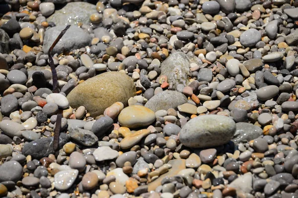 Kamienie Plażowe Skały Żwir — Zdjęcie stockowe