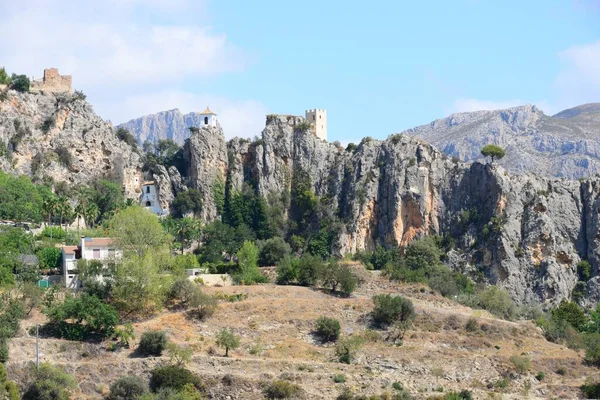 Burgruïne Guadalest Costa Blanca Spanje — Stockfoto