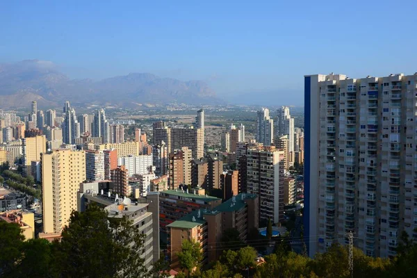 Fassaden Benidorm Costa Blanca Espanha — Fotografia de Stock