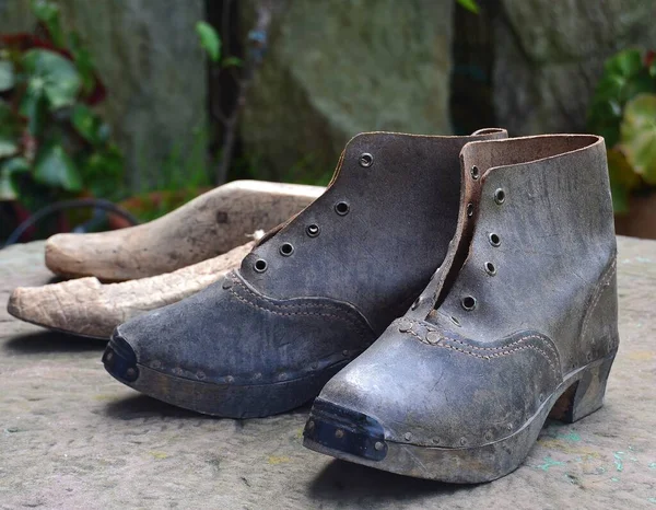 Close Old Boots — Stock Photo, Image