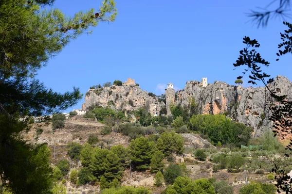 在Guadalest Costa Blanca Spain中使用的生物碱 — 图库照片