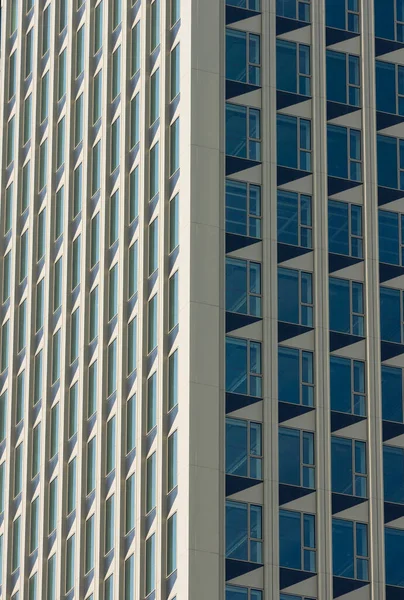 Schilderachtige Stadsgezicht Van Moderne Wolkenkrabbers Gevel — Stockfoto
