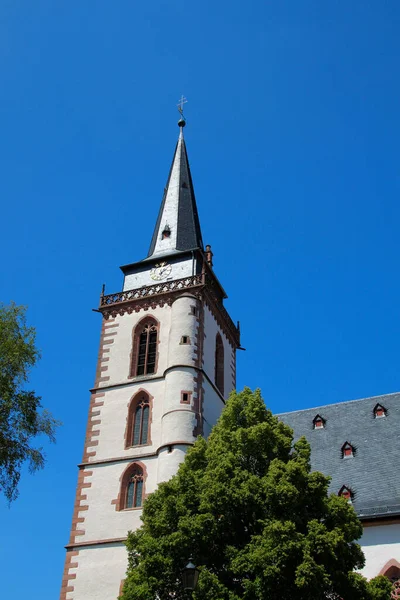 Vista Panorámica Los Detalles Iglesia Arquitectura —  Fotos de Stock