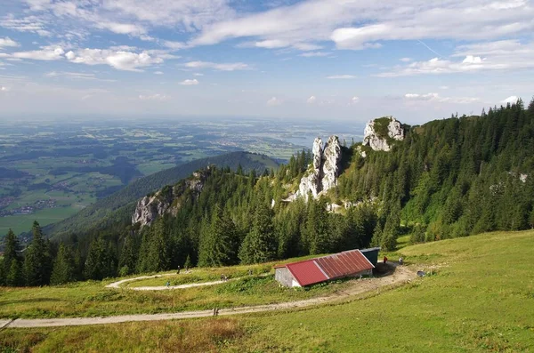 Vista Desde Ruta Senderismo Pie Kampenwand Chiemgau —  Fotos de Stock