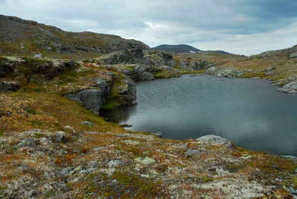 Noorwegen Natuur Landschap Achtergrond — Stockfoto