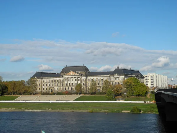 Ministerie Dresden Architectuur Saksen Duitsland Brd Politik Gebouw Ministerie Van — Stockfoto