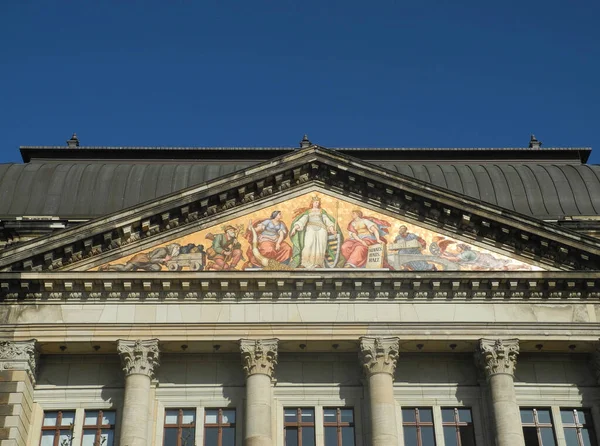 Bakanlık Dresden Mimarlık Saksafon Almanya Brd Siyaset Bina Devlet Bakanlığı — Stok fotoğraf