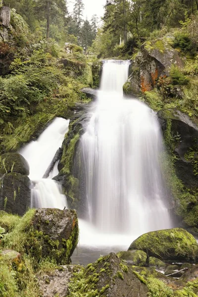 Piękny Wodospad Tle Natury — Zdjęcie stockowe