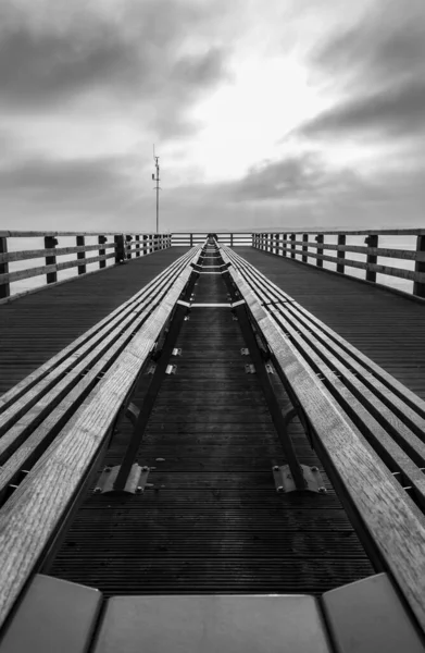 Benches Jetty — Stock Photo, Image