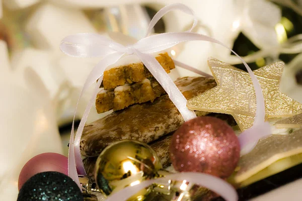 Christmas Decorations Gift Boxes — Stock Photo, Image
