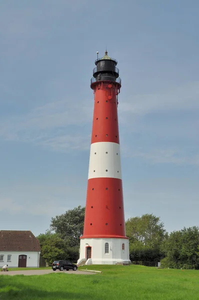 Leuchtturm Pellworm Insel Nordsee Schleswig Holstein Architektur Himmel Nordseeinsel — Stockfoto