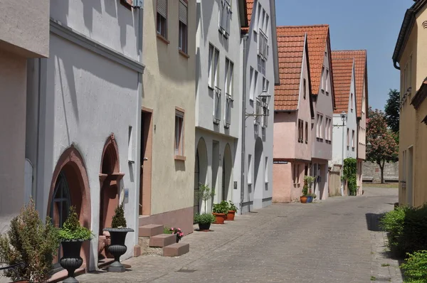 Karlstadt Κύρια Ημι Ξύλινο Σπίτι Ημι Ξύλινα Σπίτια Σπίτι Σπίτια — Φωτογραφία Αρχείου