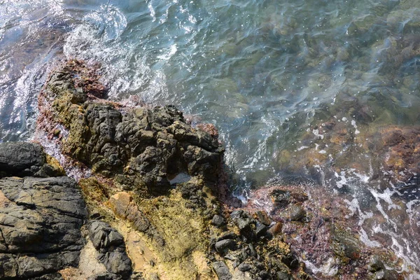 Pierres Sur Méditerranée Espagne Costa Blanca — Photo