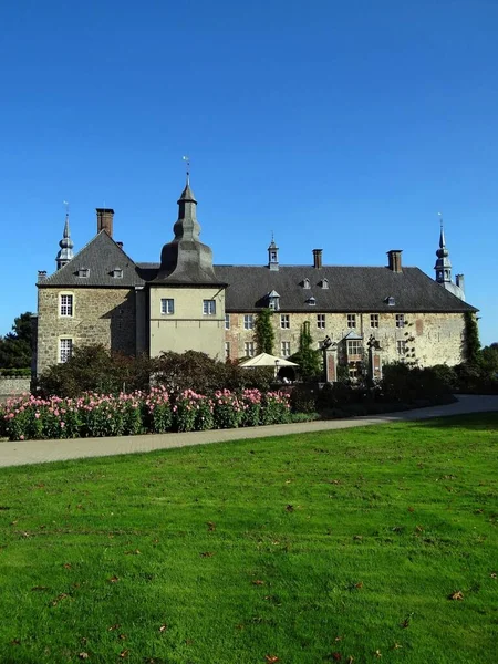 Vue Panoramique Sur Architecture Majestueuse Château Médiéval — Photo