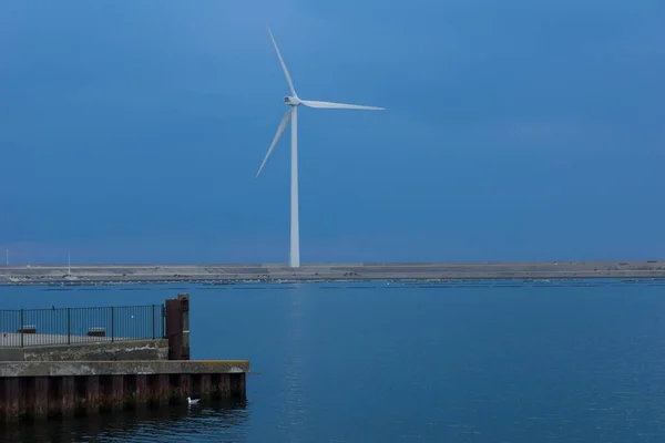 Wind Power Plant Event Severe Weather North Sea — Stock Photo, Image