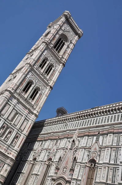Campanile Giotto Florens Dom Torn Klocktorn Campanile Toscana Italiensk Byggnad — Stockfoto