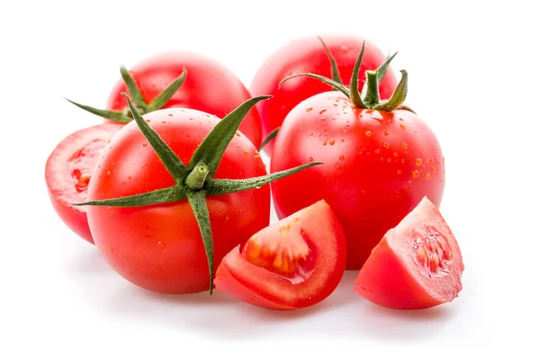 Fresh Tomatoes Insulated White Background — Stock Photo, Image