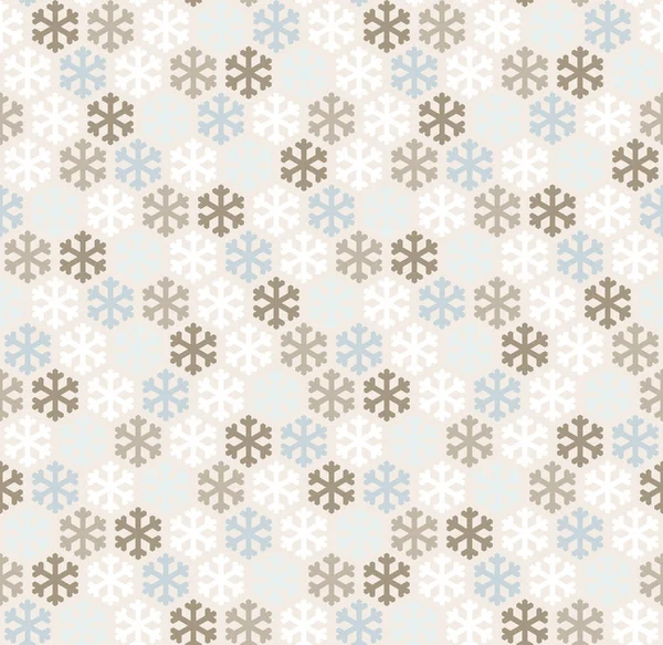 Senza Soluzione Continuità Blu Bianco Colorato Sfondo Fiocco Neve — Foto Stock