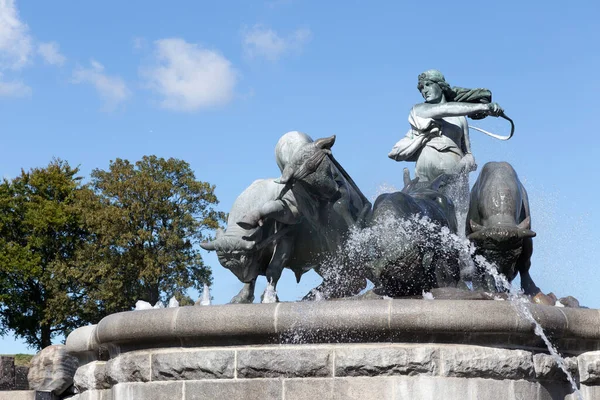 Fontaine Gefion Port Copenhagen — Photo