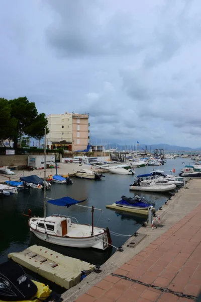 Palma Mallorca Arenal Span Hafen Boote Schiffe — Stok fotoğraf