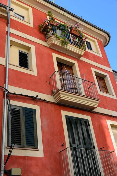 Facciate Casa Spagna Concetto Architettura — Foto Stock