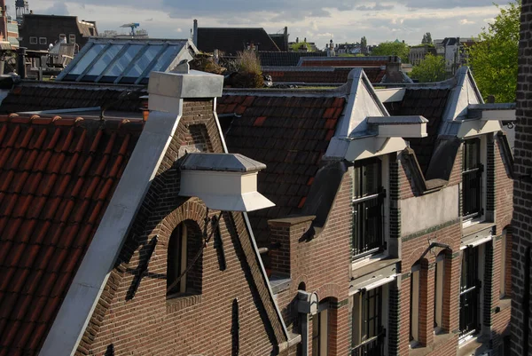 Amsterdamse Vakwerkhuizen — Stockfoto