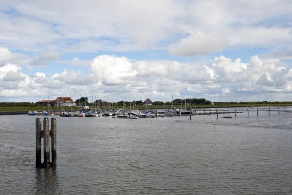 Zicht Rivier Pier Van Dnjepr Duitsland — Stockfoto