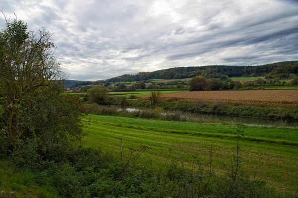 Blick Auf Den Hartsee Oberbayern — Stockfoto