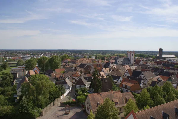 Vista Desde Bergfried Casco Antiguo Hanau Steinheim —  Fotos de Stock