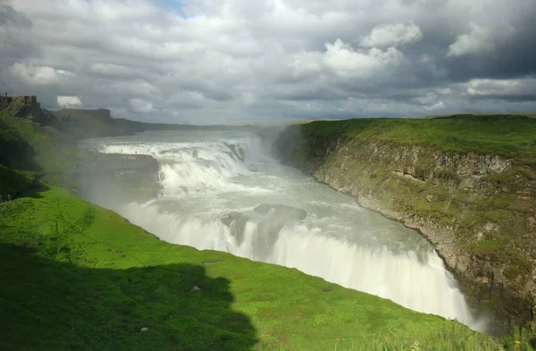 Cascade Gullfoss Islande — Photo