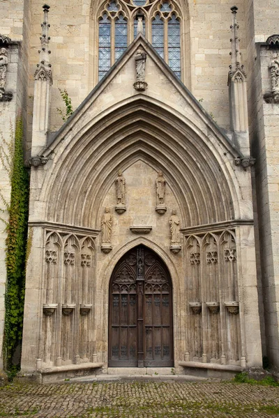 Eingang Zur Kathedrale Des Klosters Pforta — Stockfoto