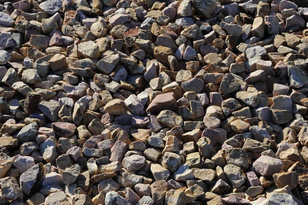 Pflastersteine Steine Auf Der Straße — Stockfoto