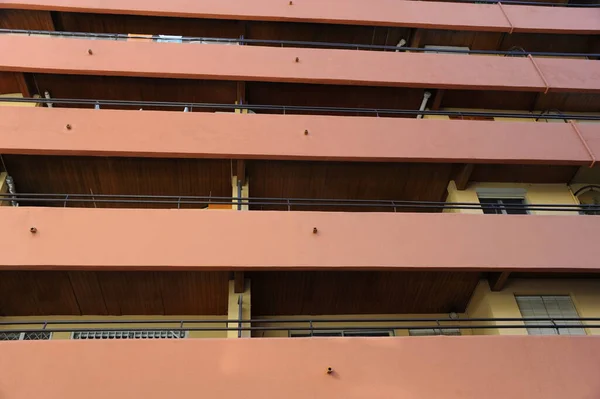 Woonhuis Fassaden Lloret Mar Costa Brava Spanje — Stockfoto