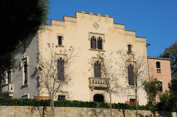 Casa Fassaden Lloret Mar Costa Brava Espanha — Fotografia de Stock