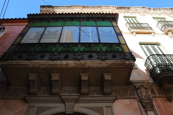 Casa Fassaden Lloret Mar Costa Brava España — Foto de Stock