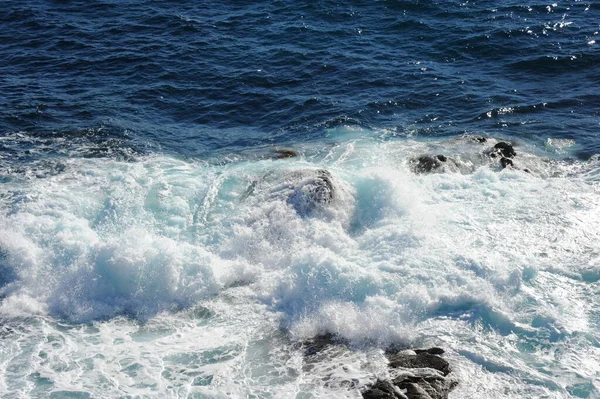 Vlny Středomoří Španělsko — Stock fotografie